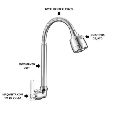 Torneira Flex Louz Gourmet